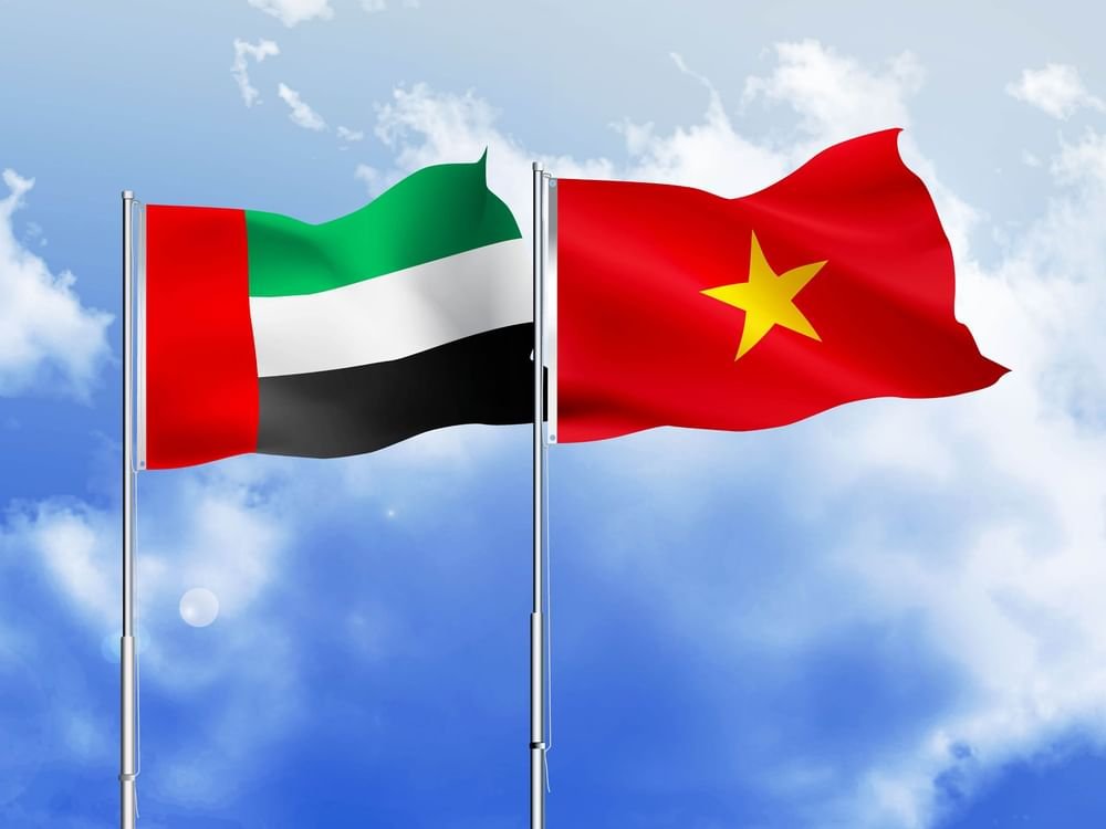 وزراء ومسؤولون: اتفاقية الشراكة الاقتصادية الشاملة بين الإمارات وفيتنام خطوة نوعية ضمن برنامج الدولة لتوسيع شبكة شراكاتها العالمية 1 وزراء ومسؤولون: اتفاقية الشراكة الاقتصادية الشاملة بين الإمارات وفيتنام خطوة نوعية ضمن برنامج الدولة لتوسيع شبكة شراكاتها العالمية