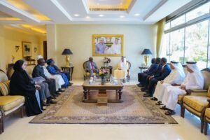 سعود بن صقر يستقبل عدداً من سفراء الدول الأفريقية