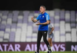 الأبيض يواجه منتخب كوريا الشمالية على استاد هزاع بن زايد