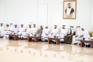 ذياب بن محمد بن زايد يعزي بوفاة أحمد جوعان راشد الظاهري