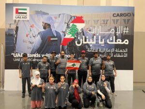 أصحاب الهمم منتسبو" زايد العليا " يتقدموا المشاركين في حملة الإمارات " معك يا لبنان " في إكسبوا دبي و ميناء أبوظبي