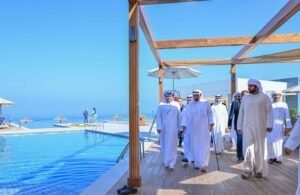 حميد بن راشد يتفقد مشروع توسعات فندق عجمان