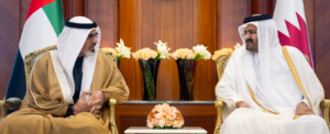 ولي عهد أبوظبي يصل إلى الدوحة في زيارة رسمية