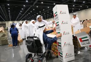 "الإمارات معك يا لبنان" بمدينة "إكسبو دبي" تجمع 250 طناً من المواد الإغاثية في المرة الثانية