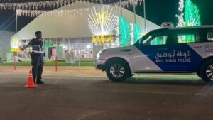 شرطة أبوظبي تشارك في مهرجان ليوا للتمور
