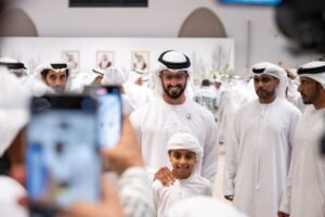 زايد بن حمدان بن زايد يحضر حفل استقبال بمناسبة زفاف ثاني بن محمد بن جباره المرر