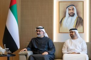 خالد بن محمد بن زايد يستقبل الإدارة التنفيذية لمستشفى الأطفال الوطني - واشنطن