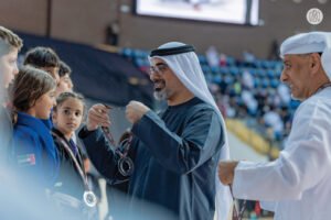 خالد بن محمد بن زايد يشهد الجولة الرابعة من بطولة خالد بن محمد بن زايد للجوجيتسو
