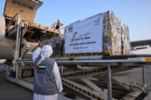 محملة بـ 40 طناً.. الإمارات ترسل الطائرة الثانية عشرة من المساعدات الإغاثية للأشقاء اللبنانيين