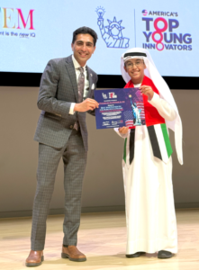 الطالب الإماراتي علي اللوغاني يحصد جائزة أفضل ابتكار في الروبوتات والذكاء الاصطناعي في الولايات المتحدة