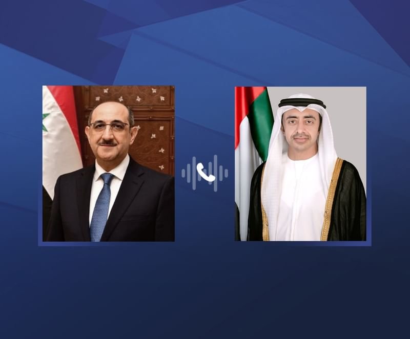 عبدالله بن زايد يهنئ هاتفيا وزير خارجية سوريا .. ويبحثان العلاقات بين البلدين 1 عبدالله بن زايد يهنئ هاتفيا وزير خارجية سوريا .. ويبحثان العلاقات بين البلدين