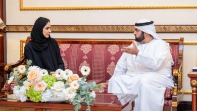 ولي عهد الفجيرة يلتقي الدكتورة ابتسام المزروعي