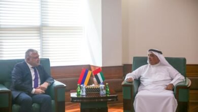 "تجارة رأس الخيمة" تبحث الفرص الاستثمارية المتبادلة مع أرمينيا