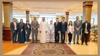 سعود بن صقر يستقبل وفداً حكومياً من مدينة شنجن الصينية