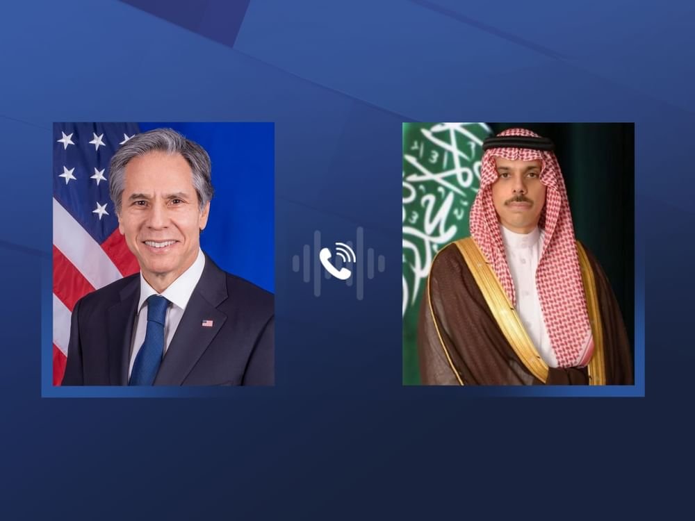 وزير الخارجية السعودي يبحث مع نظيره الأمريكي المستجدات في المنطقة 1 وزير الخارجية السعودي يبحث مع نظيره الأمريكي المستجدات في المنطقة