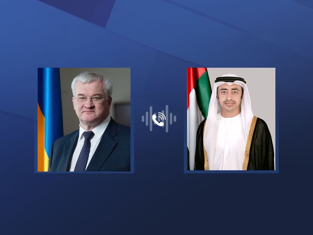 عبدالله بن زايد يهنئ هاتفيا وزير خارجية أوكرانيا 1 عبدالله بن زايد يهنئ هاتفيا وزير خارجية أوكرانيا