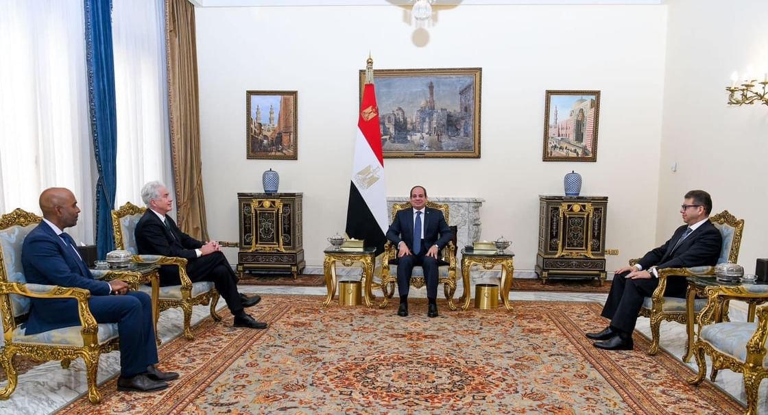 السيسي يبحث مع رئيس الاستخبارات الأمريكية جهود التهدئة في غزة ولبنان 1 السيسي يبحث مع رئيس الاستخبارات الأمريكية جهود التهدئة في غزة ولبنان