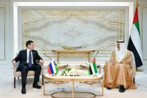 صقر غباش يستقبل سفراء السعودية وروسيا وفنزويلا