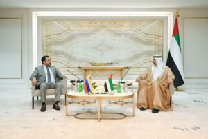صقر غباش يستقبل سفراء السعودية وروسيا وفنزويلا