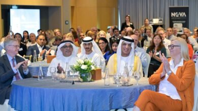 سعود بن صقر يشهد ملتقى "مجموعة أعمال رأس الخيمة"