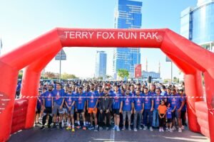 سعود بن صقر يشهد سباق "تيري فوكس رأس الخيمة 2024" الخيري