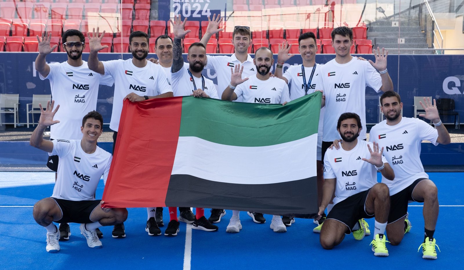 الإمارات تحقق المركز الـ5 بمونديال قطر للبادل 1 الإمارات تحقق المركز الـ5 بمونديال قطر للبادل