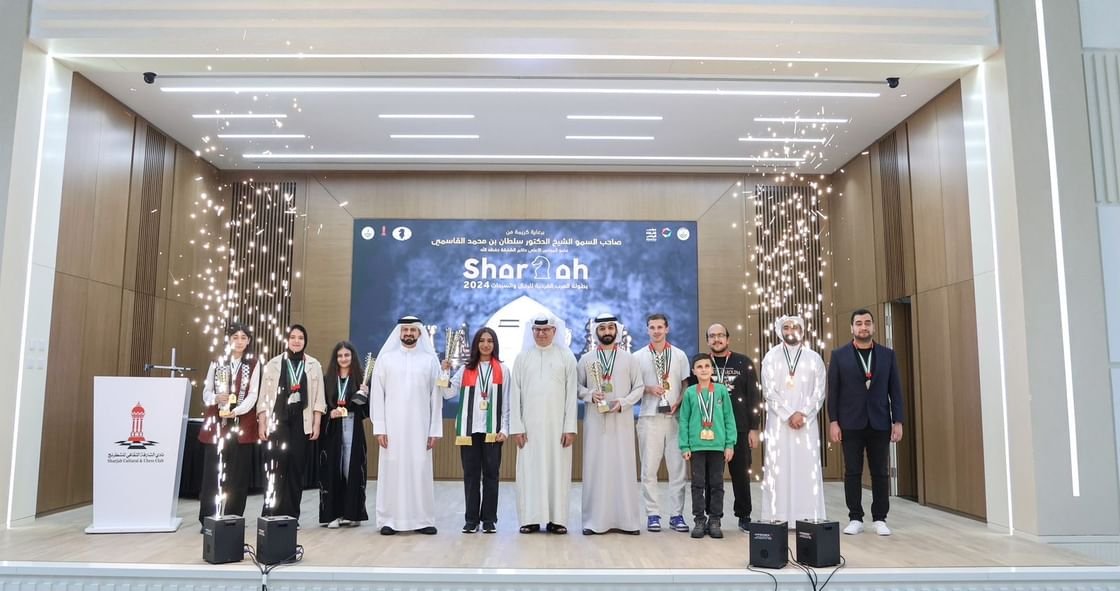 الإمارات تحصد 6 ميداليات في ختام عربية الشطرنح بالشارقة 1 الإمارات تحصد 6 ميداليات في ختام عربية الشطرنح بالشارقة