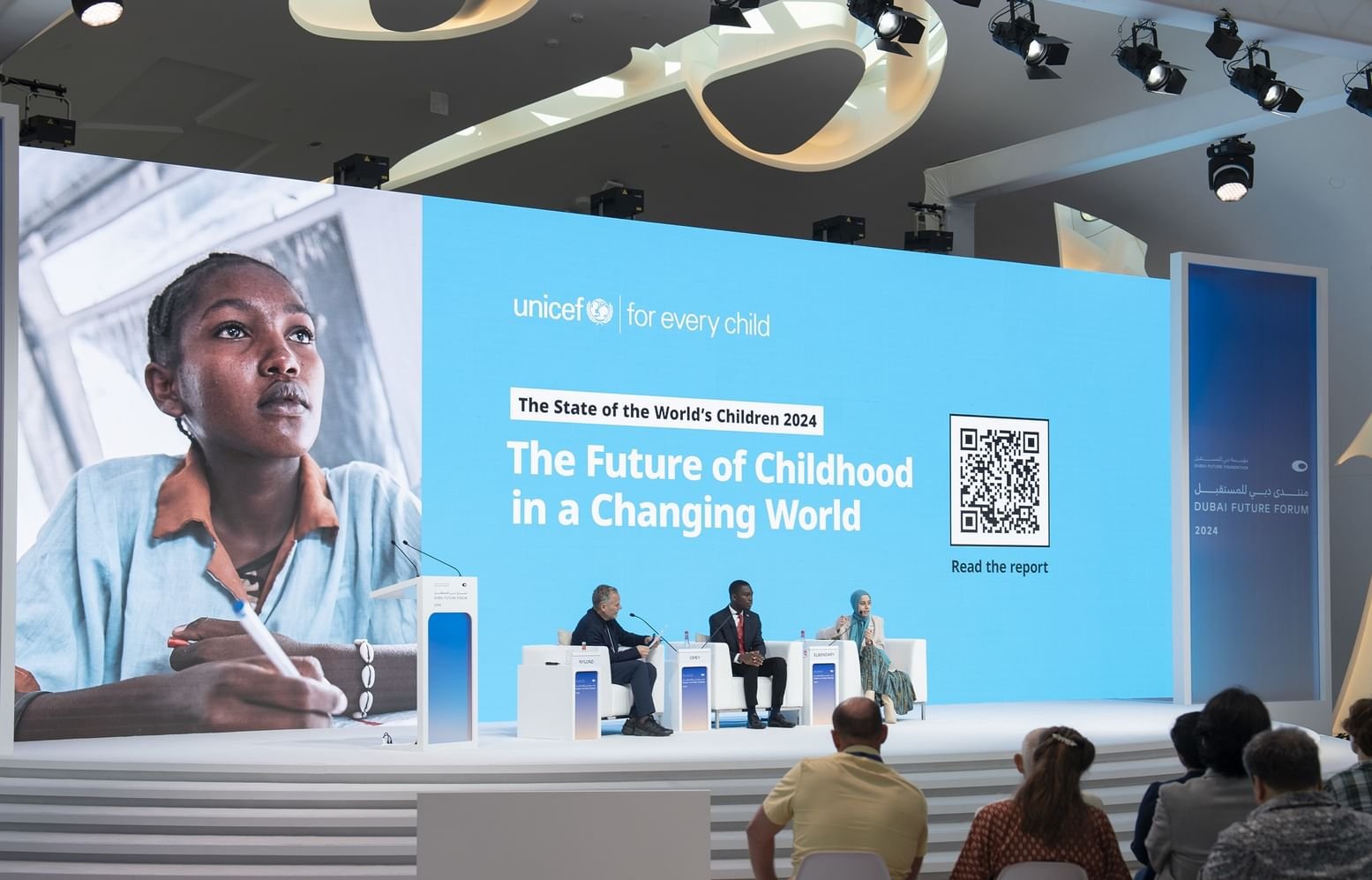 "اليونيسف" تطلق تقرير حالة أطفال العالم خلال منتدى دبي للمستقبل 2024 1 "اليونيسف" تطلق تقرير حالة أطفال العالم خلال منتدى دبي للمستقبل 2024