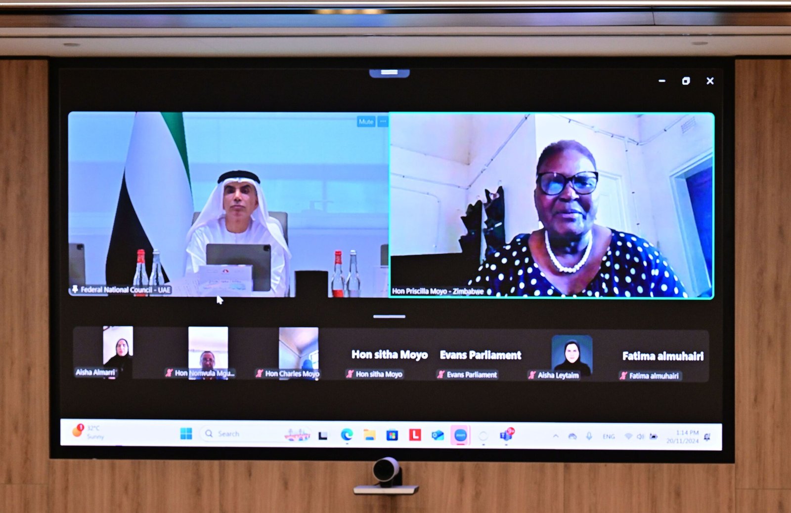 "لجنة الصداقة البرلمانية" تبحث التعاون مع نظيرتها في زيمبابوي 1 "لجنة الصداقة البرلمانية" تبحث التعاون مع نظيرتها في زيمبابوي