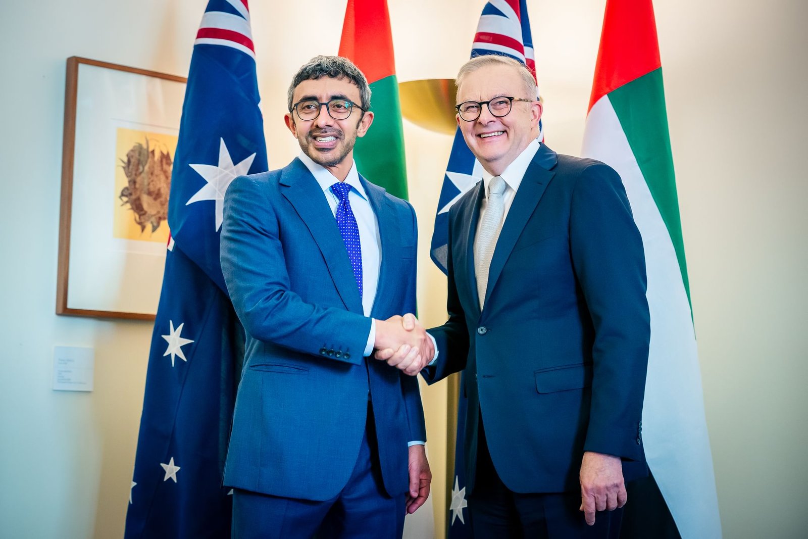 عبدالله بن زايد ورئيس وزراء أستراليا يبحثان تعزيز التعاون والشراكة بين البلدين 1 عبدالله بن زايد ورئيس وزراء أستراليا يبحثان تعزيز التعاون والشراكة بين البلدين