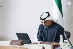 خالد بن محمد بن زايد يترأس اجتماع المجلس التنفيذي لإمارة أبوظبي