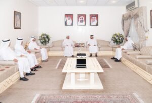 حاكم الفجيرة يستقبل اليماحي بمناسبة انتخابه رئيسا للبرلمان العربي