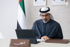 خالد بن محمد بن زايد يترأس اجتماع المجلس التنفيذي لإمارة أبوظبي