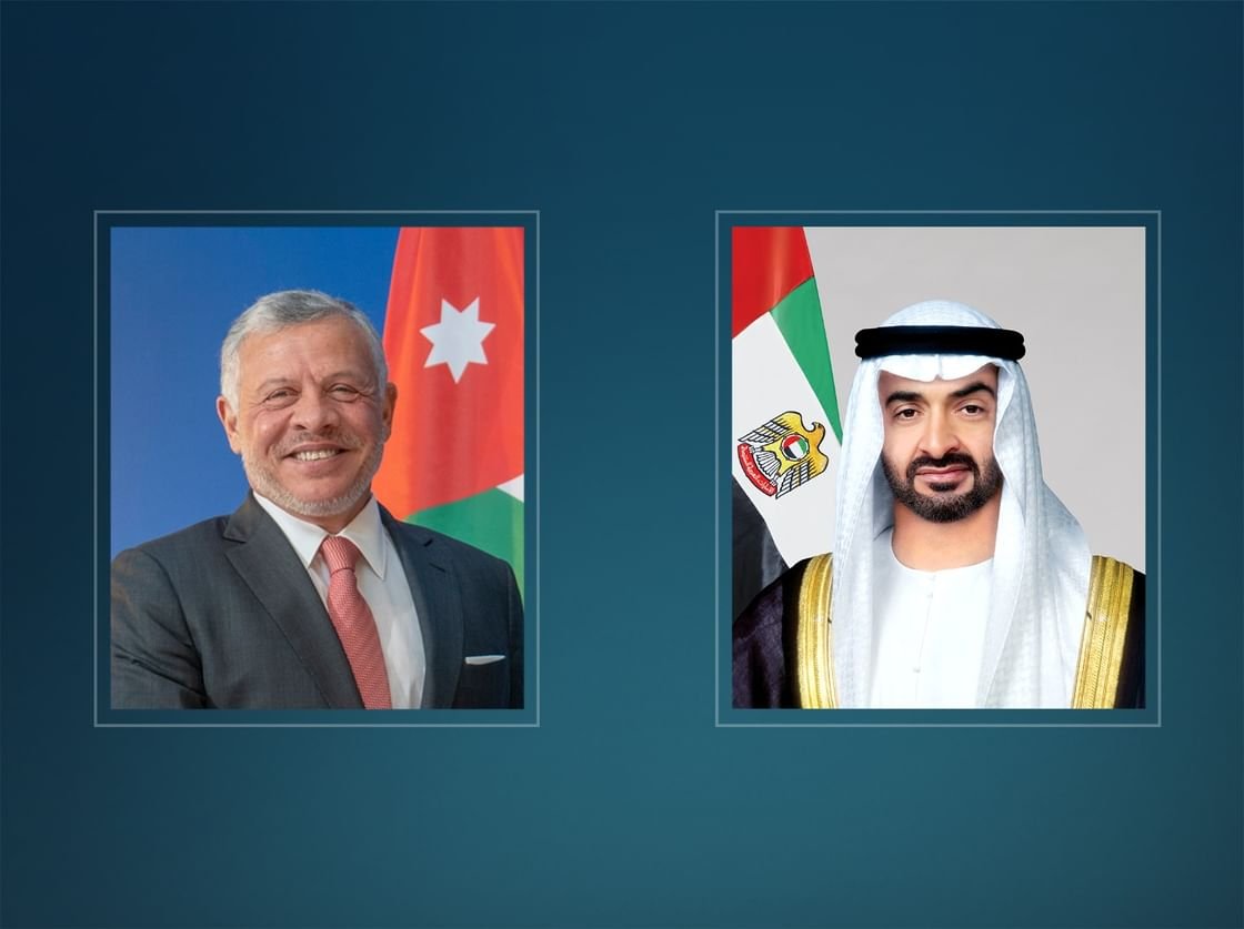 رئيس الدولة وملك الأردن يبحثان في أبوظبي العلاقات الأخوية والتطورات الإقليمية 1 رئيس الدولة وملك الأردن يبحثان في أبوظبي العلاقات الأخوية والتطورات الإقليمية