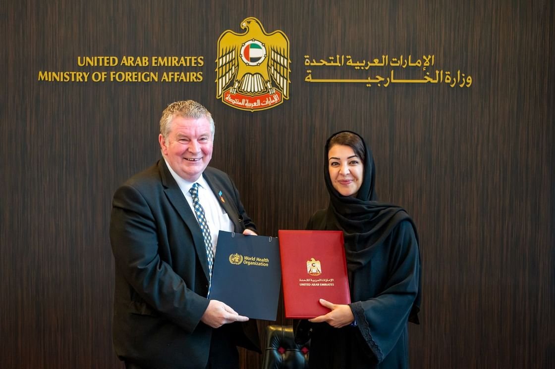 الإمارات ومنظمة الصحة العالمية توقعان اتفاقية لإنشاء مركز عالمي للخدمات اللوجستية للطوارئ 1 الإمارات ومنظمة الصحة العالمية توقعان اتفاقية لإنشاء مركز عالمي للخدمات اللوجستية للطوارئ
