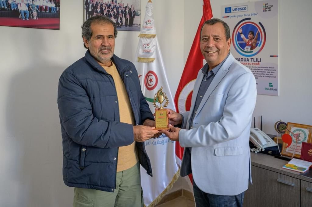 البارالمبية الوطنية تبحث سبل التعاون مع نظيرتها التونسية 1 البارالمبية الوطنية تبحث سبل التعاون مع نظيرتها التونسية