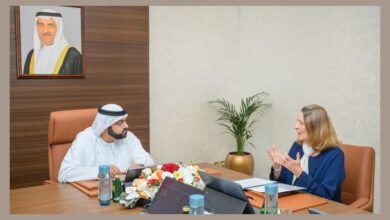 محمد الشرقي يلتقي إيزابيل أبو الهول .. ويؤكّد أهمية المبادرات الثقافية