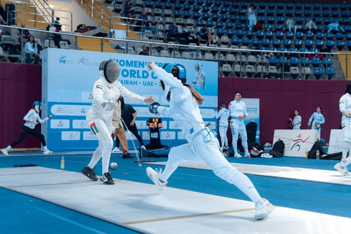 انطلاق منافسات الدور التمهيدي لكأس العالم لمبارزة الآيبيه للسيدات في الفجيرة 1 انطلاق منافسات الدور التمهيدي لكأس العالم لمبارزة الآيبيه للسيدات في الفجيرة