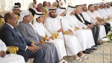 طالب بن صقر القاسمي يفتتح مركزا صحيا برأس الخيمة