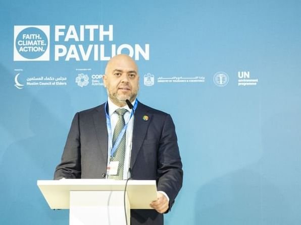 جناح الأديان في "COP29 " يناقش سبل تعزيز التكيف مع التغير المناخي 1 جناح الأديان في "COP29 " يناقش سبل تعزيز التكيف مع التغير المناخي