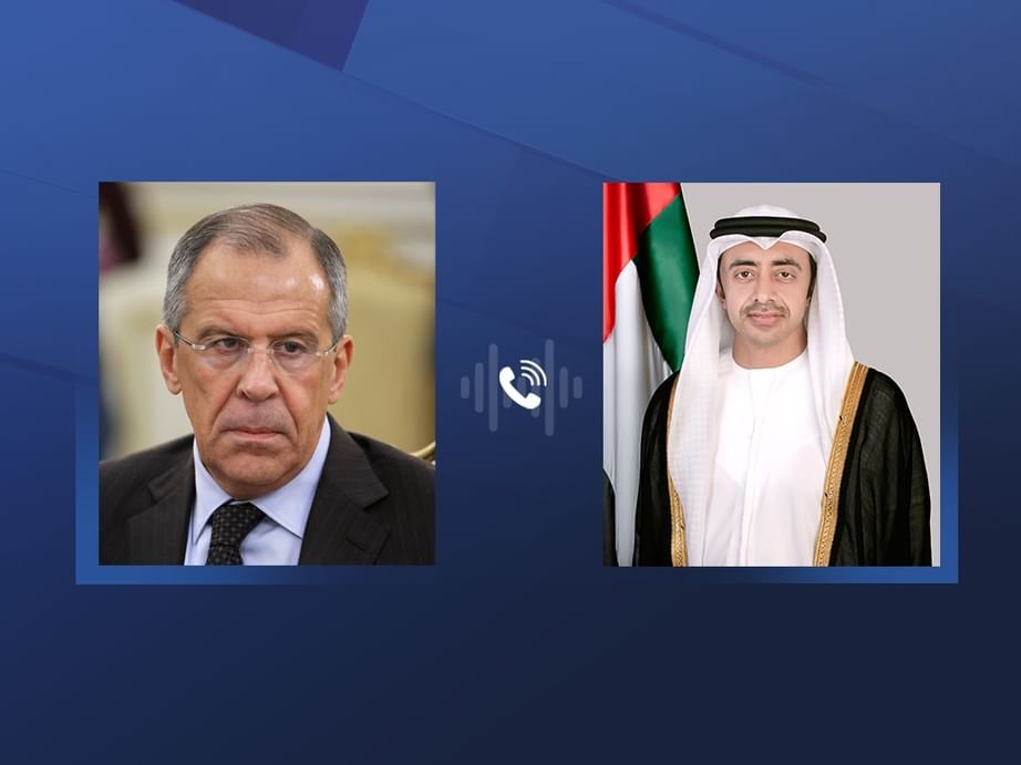 عبدالله بن زايد يبحث مع وزير خارجية روسيا التطورات في سوريا 1 عبدالله بن زايد يبحث مع وزير خارجية روسيا التطورات في سوريا