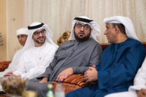 هزاع بن زايد يزور صالح محمد بن مجرن العامري بمنزله في العين