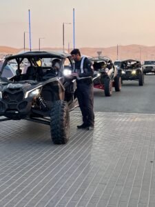 شرطة أبوظبي تعزز الوعي المروري لزوار "تل مرعب 2025"