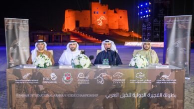 برعاية محمد الشرقي.. بطولة الفجيرة الدولية للخيل العربي تنطلق غدًا