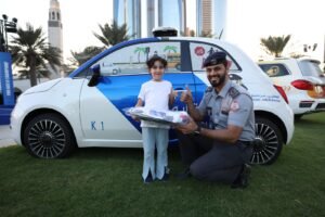 شرطة أبوظبي تختتم مشاركتها في النسخة السادسة لماراثون أدنوك