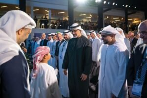خالد بن محمد بن زايد يشهد افتتاح الدورة الثالثة من "أسبوع أبوظبي المالي"
