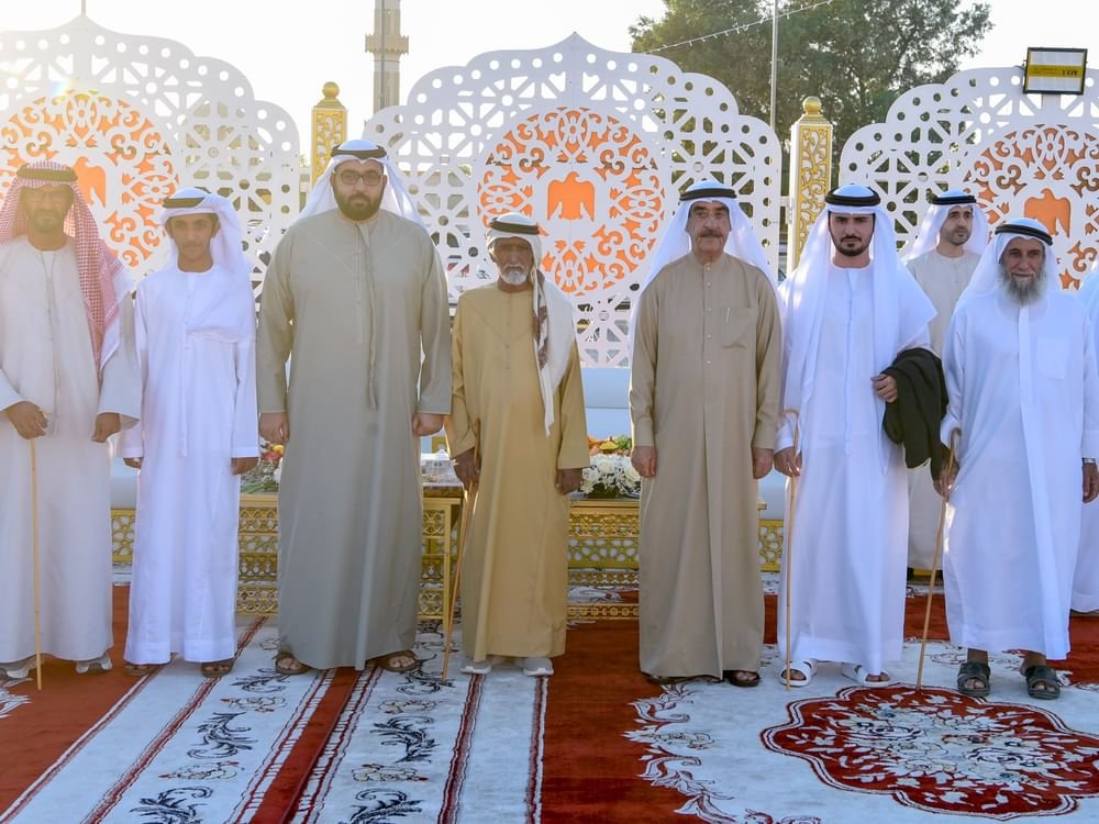 حاكم أم القيوين وولي عهده يحضران أفراح الكتبي والغفلي 1 حاكم أم القيوين وولي عهده يحضران أفراح الكتبي والغفلي