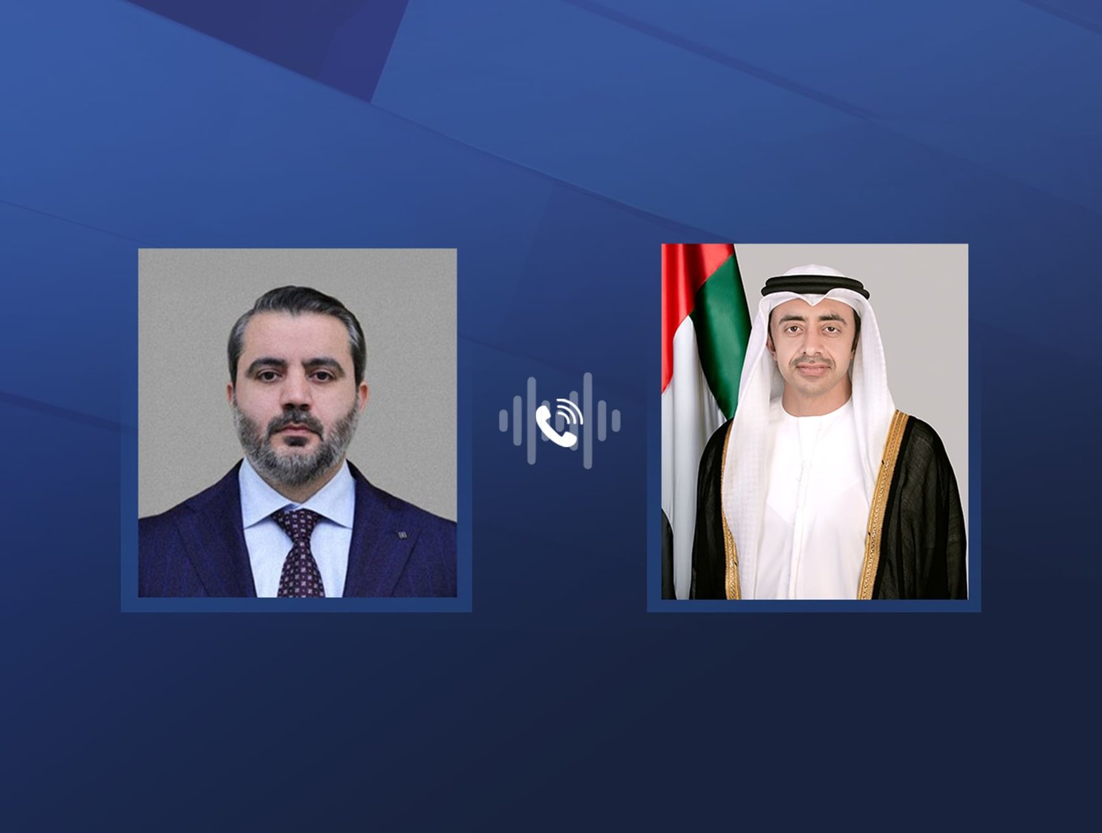عبدالله بن زايد يبحث التطورات مع وزير خارجية سوريا 1 عبدالله بن زايد يبحث التطورات مع وزير خارجية سوريا