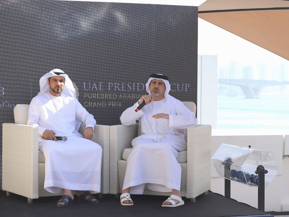 قرعة متوازنة في كأس رئيس الدولة للخيول العربية 1 قرعة متوازنة في كأس رئيس الدولة للخيول العربية