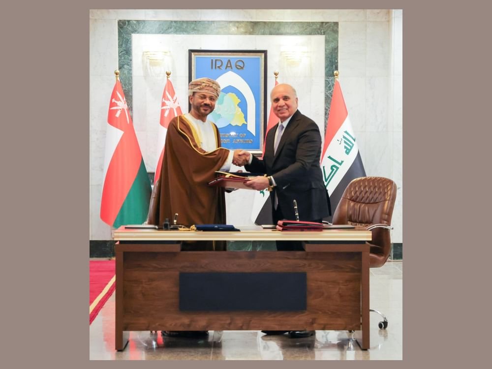 العراق وعمان يوقعان مذكرتي تفاهم لتعزيز التعاون بينهما 1 العراق وعمان يوقعان مذكرتي تفاهم لتعزيز التعاون بينهما